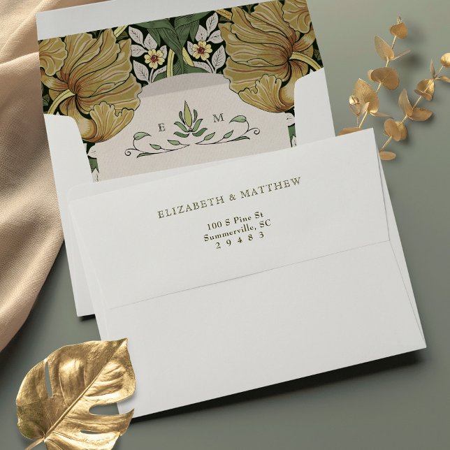 Elegant Timeless Pimpernel William Morris Envelope (Creator Uploaded)
