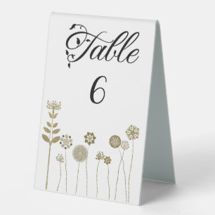 Elegant Timeless Soft Gold Floral Minimalism