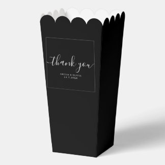 Elegant Timeless Wedding Thank You | Personalized  Favour Box