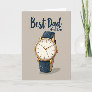 Elegant Timepiece Fathers Day Card