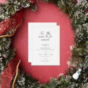Elegant "Tis the Season" Holiday Wedding