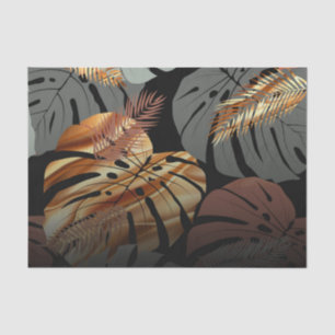 Elegant Topical Leaves Tissue Paper