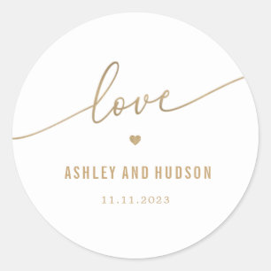 Elegant Touch EDITABLE COLOR Wedding Stickers