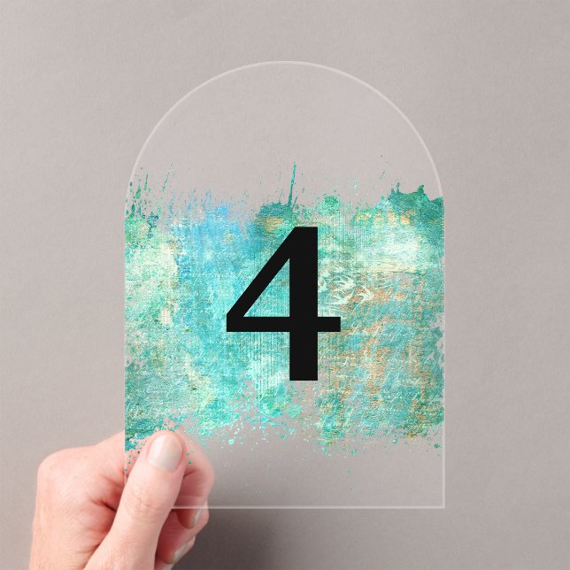 Elegant translucent table numbers (Insitu (Handheld))