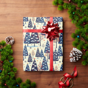 Elegant Trees Wrapping Paper