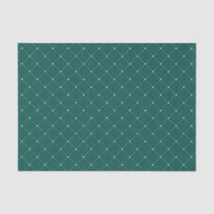 Elegant Trellis in Spruce Green   Holiday Tissue Paper