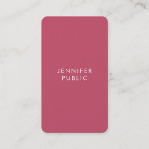 Elegant Trend Colours Premium Pearl Finish Rounded Business Card