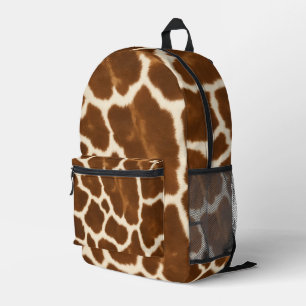 Elegant Trendy Cow Faux Leather Collection Printed Backpack