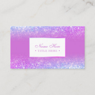 Elegant Trendy Luxury Purple Business Card