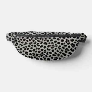 Elegant Trendy Luxury White Leopard Collection Bum Bags