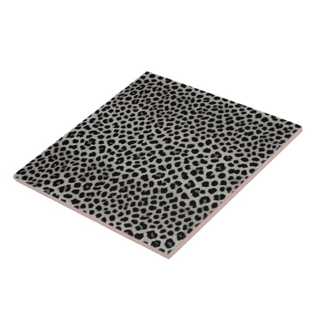 Elegant Trendy Luxury White Leopard Collection Ceramic Tile (Side)