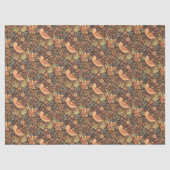 Elegant Trendy William Morris  Tissue Paper (Front)