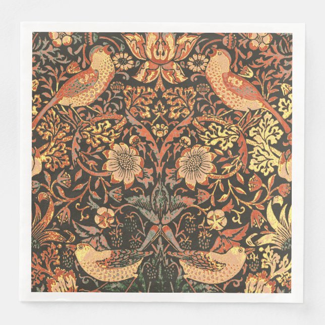 Elegant TrendyWilliam Morris Paper Napkin (Front)