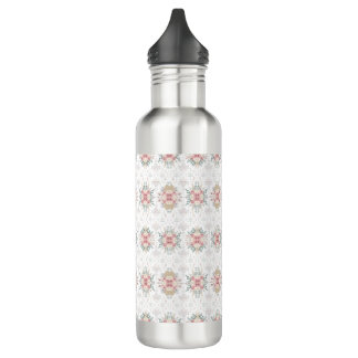 Elegant Tribal Floral Water Bottles