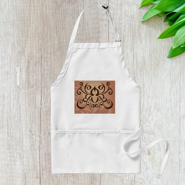 Elegant Tribal Swirl Tattoo Style  Standard Apron (Creator Uploaded)