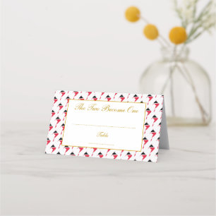 Elegant TRINIDAD TOBAGO Wedding Celebration Place Card