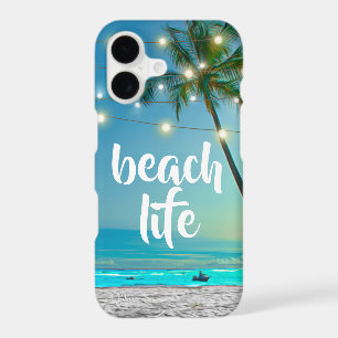 Elegant Tropical Beach Life Palms String Lights
