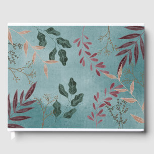 Elegant Tropical Botanical Guest Book