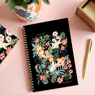 Elegant Tropical Floral Botanical Koi Fish Pond Planner
