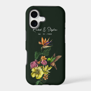 Elegant Tropical Hummingbird Floral Summer Wedding