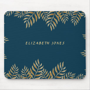 Elegant Tropical Makeup Artist Mouse Pad