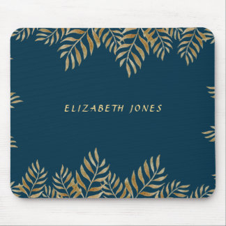 Elegant Tropical Makeup Artist Mouse Pad