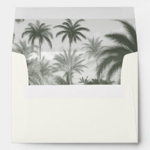 Elegant Tropical Palm Tree Jungle Foliage Wedding