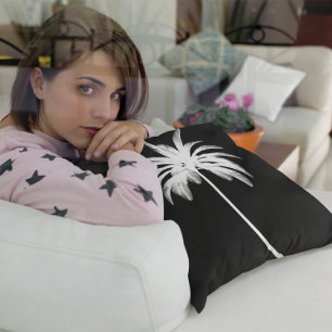 Elegant  Tropical Palm Tree Modern Cushion