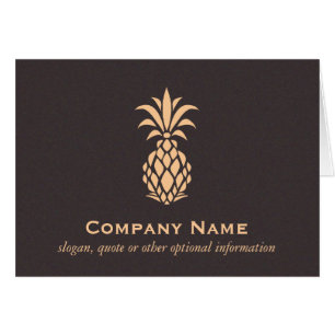Elegant Tropical Pineapple Logo