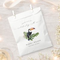 Elegant Tropical Rainforest Toucan Wedding