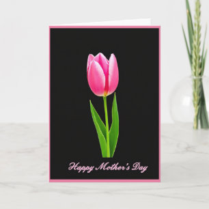Elegant Tulip Mothers Day Card
