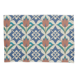 Elegant Tulip Motif Pillowcase