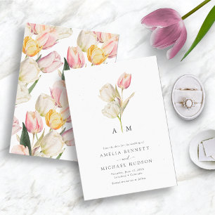 Elegant Tulip Save The Date