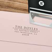 Elegant Type Return Address Self-Inking Stamp