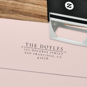 Elegant Type Return Address Self-Inking Stamp