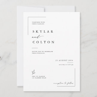 Elegant Typography Card with Romantic Photo.