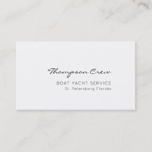 Elegant Typography. Handwritten Sailing Crew Name