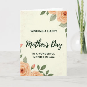 Elegant Typography Mothers Day Card