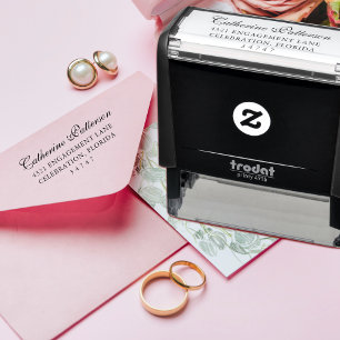 Elegant Typography Self-inking Stamp