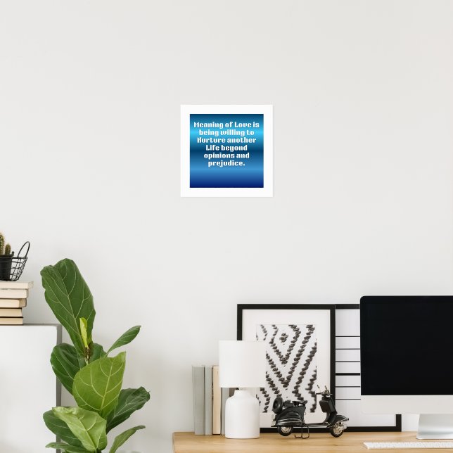 Elegant Typography Wall Art – Inspiring Quote Post (Home Office)