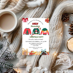 ELegant Ugly Sweater christmas party  Invitation