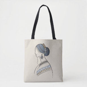 Elegant Ukrainian Folk Art Shoulder Tote Bag
