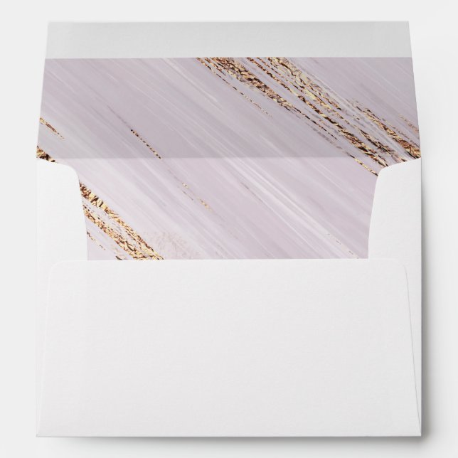 Elegant Union: Personalised Wedding Envelope with  (Back (Bottom))