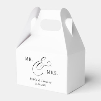Elegant Union Wedding Engagement Rehearsal Dinner Favour Box