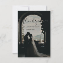 elegant unique handwritten script wedding photo 