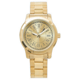 Elegant Unisex Oversize Two-Tone Bracelet Watch