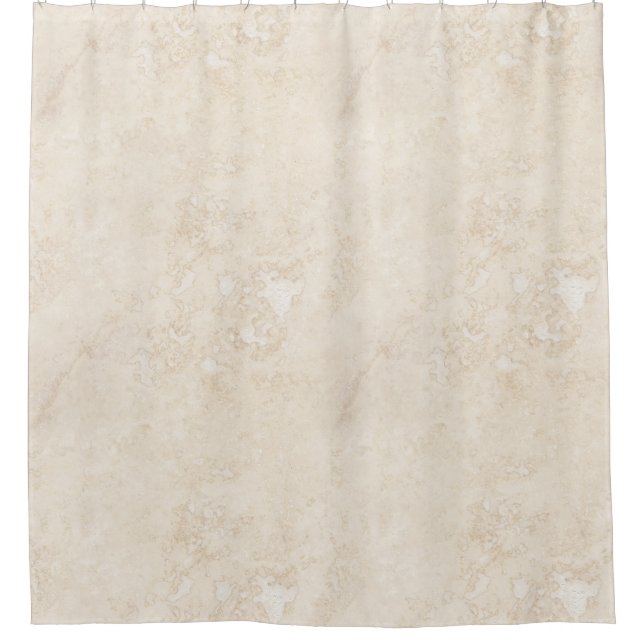 Elegant Upscale Luxe Marble Look Shower Curtain (Front)