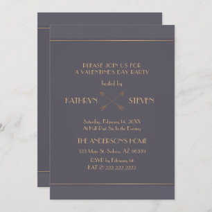 Elegant Valentine Day Party Invitation