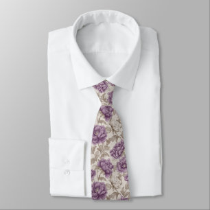 Elegant Valentine Gifts For Boyfriend Peonies Tie