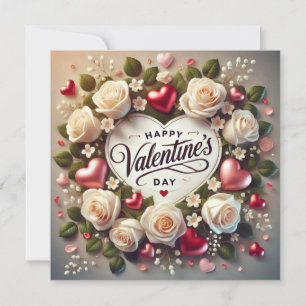Elegant Valentine's Day Design with Roses